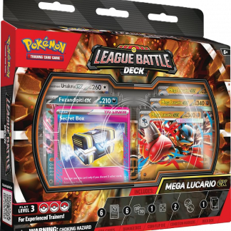 Готовая колода для игры Pokémon Mega Lucario ex League Battle Deck