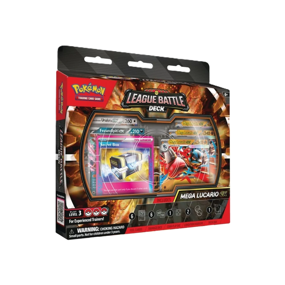 Готовая колода для игры Pokémon Mega Lucario ex League Battle Deck