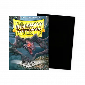 Набор протекторов для игры 100 штук Dragon Shield Matte Black